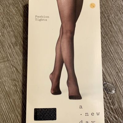 1-Pair A New Day Fashion Tights Pantyhose EBONY Black Size S/M